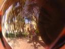 The main plaza as seen off of AsheÂ´s sunglasses.